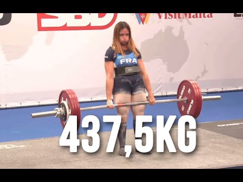 Noemie Allabert FRA | 4th Place 437,5kg Total | 52kg Class  | IPF Worlds 2024