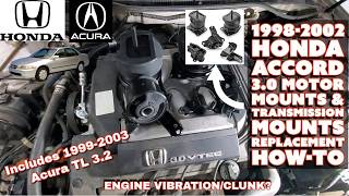 1998-2003 Honda Accord & Acura TL Motor & Transmission Mounts Replacement How-To