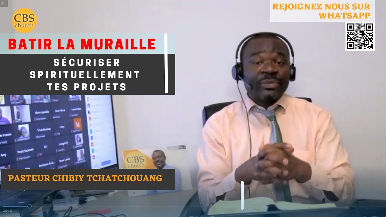 BATIR LA MURAILLE POUR TA VIE ET TES PROJETS - Pasteur Chibiy Tchatchouang