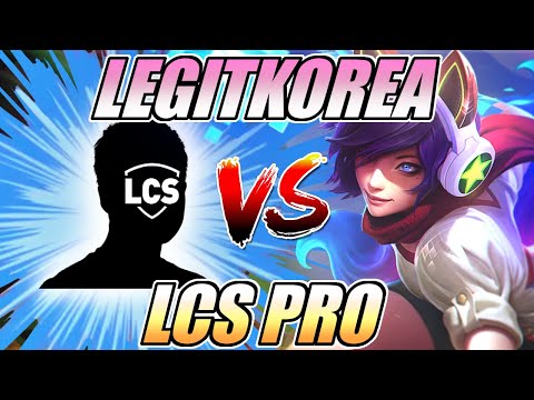 Playing Against My Favorite LCS Pro in SoloQ! - LegitKorea