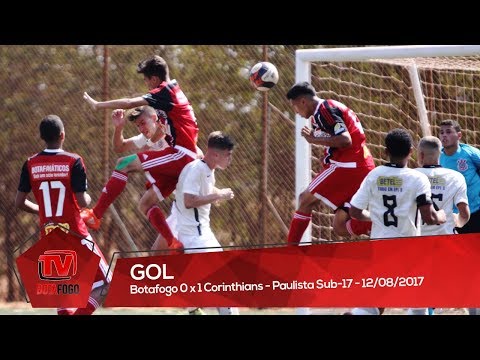 GOL - Botafogo 0 x 1 Corinthians - Paulista Sub-17 - 12/08/2017