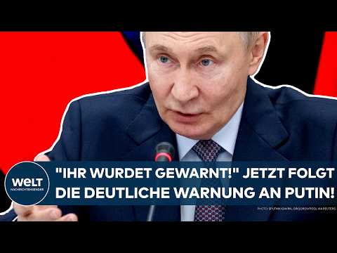 UKRAINE-KRIEG: "Ihr wurdet gewarnt!" Jetzt folgt die deutliche Warnung an Wladimir Putin!