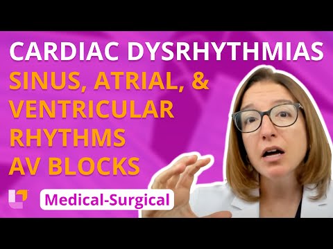 Cardiac Dysrhythmias - Medical-Surgical - Cardiovascular System | @LevelUpRN