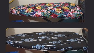How to make a reversible ironing board cover. I am finally getting rid of Dora