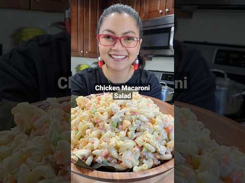 أفضل وصفة لسلطة المعكرونة بالدجاج #شورتات #طعام_فلبيني