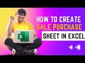Sale Purchase Stoke Manege In Excel Sheet