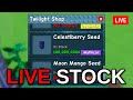 Live GROW A GARDEN NEW STOCK WEATHER NEW EGGS 24 7