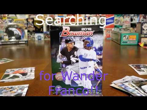 The search for Wander Franco continues! (Bowman 2019 Baseball Opening) Video