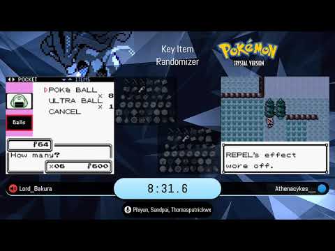 Pokemon Crystal Randomizer Key Item Rando Tournament - lord_bakura vs athenacykes__