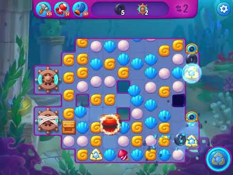 Fishdom Very Hard level 6851 no boosters フィッシュダム ベリーハード [Friend's]