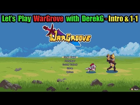 Let's Play WarGroove on Nintendo Switch with DerekG - Intro & Act 1 Mission 1