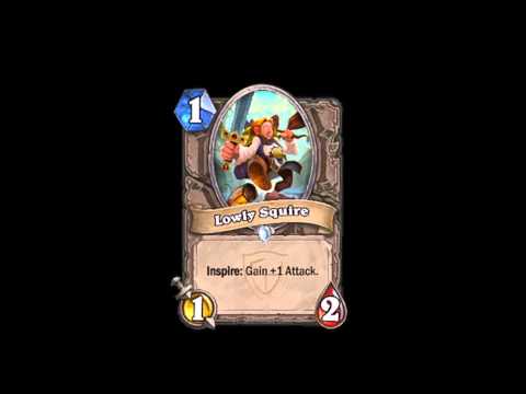 Lowly Squire Sounds - Hearthstone The Grand Tournament