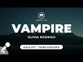 vampire - Olivia Rodrigo (Male Key - Piano Karaoke)