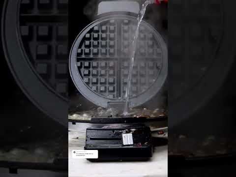 Prime Hydration - Will it Waffle? | Foodies #shorts