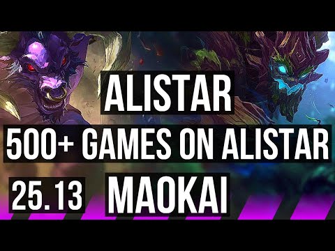 ALISTAR & Heimerdinger vs MAOKAI & Kai'Sa (SUP) | 6k comeback, 500+ games | EUW Master | 25.13