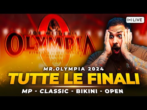 MR OLYMPIA 2024 FINALI & PREMIAZIONI OPEN , CLASSIC PHYSIQUE , BIKINI E MENS PHYSIQUE