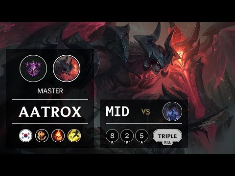 Aatrox Mid vs Sylas - KR Master Patch 9.23