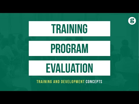 Training Program Evaluation