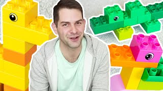 Great LEGO DUPLO Building Ideas! Animals Build Kids Activities: Crocodiles, Birds, Giraffes and More