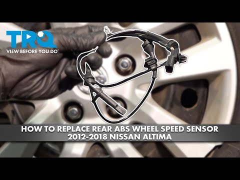 How to Replace Rear ABS Wheel Speed Sensor 2012-2018 Nissan Altima