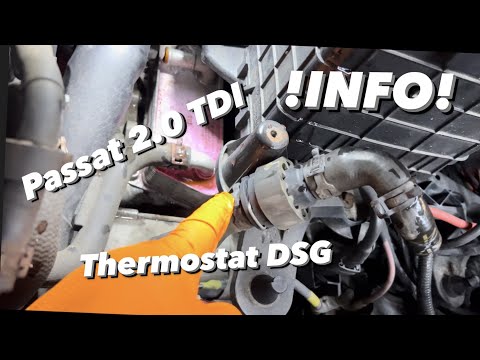 VW Passat 2.0 TDI wird nicht warm | Thermostat wechseln | KENO #gutenrutsch