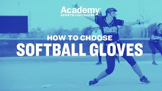 Softball | How to Choose a Glove