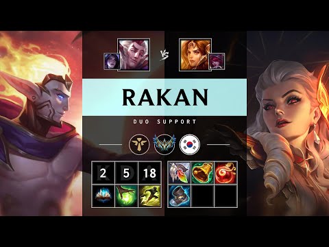 Rakan Support vs Leona - KR Challenger Patch 25.20
