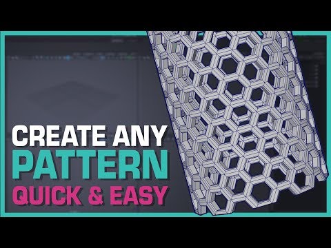 Maya Hard Surface Modeling: How To 3D Model Any Pattern