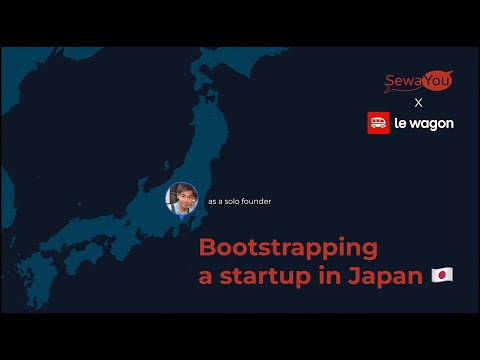 Bootstrapping a startup in Japan - Online Talk - YouTube