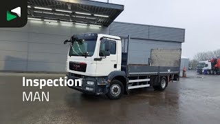 MAN TGM 15.250 4X2 15tonner Open platform 2000 kg ladebordwand Autom flatbed truck | Image 4 - Autoline