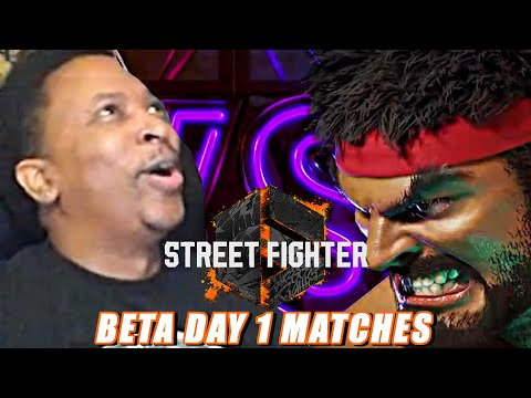 Street Fighter 6 Beta Day 1 With Max!!