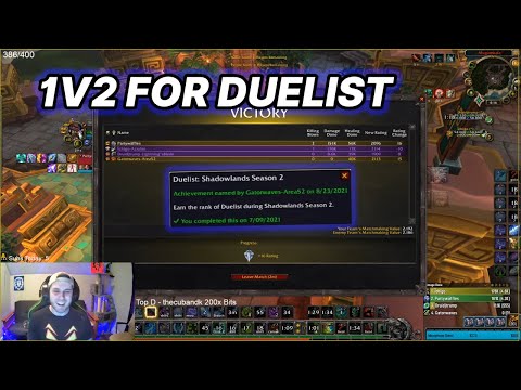 Frost DK CLUTCHES 1v2 (For 2100) - 9.1 Shadowlands Deathknight PvP