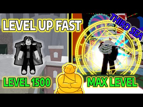 BEST TIPS to LEVEL UP FAST in the Third Sea using BUDDHA FRUIT in BLOX FRUITS | LEVEL 1500 to 2450