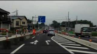 preview picture of video '埼玉県桶川市　県道12号　滝の宮バイパス開通　川越→桶川方面'