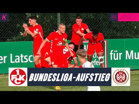 FCK U17 on the verge of promotion? Relegation play-off second leg for the Bundesliga | 1. FC Kais...