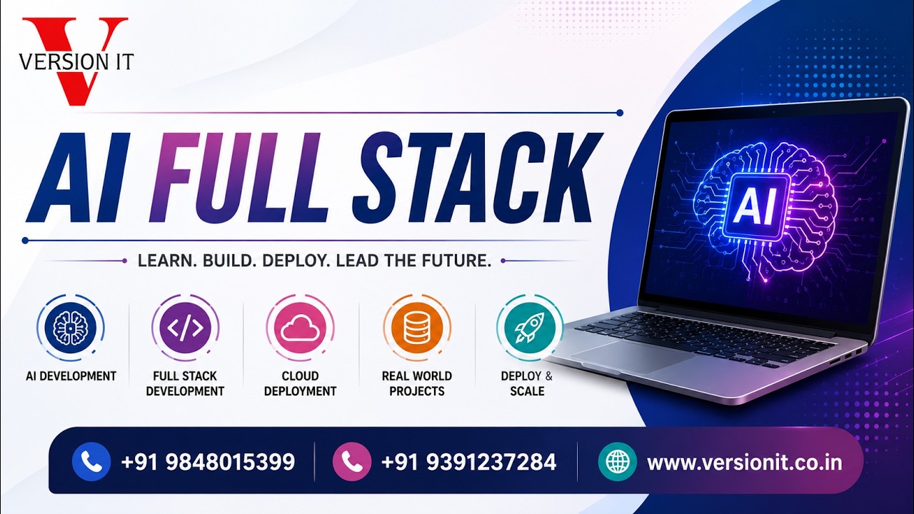 AI Full Stack Training | Python, LLMs, LangChain, React & FastAPI | Free Demo Class