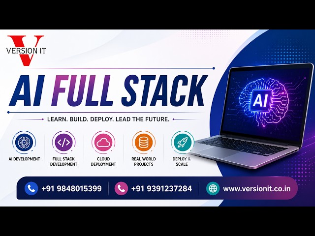 AI Full Stack Training | Python, LLMs, LangChain, React & FastAPI | Free Demo Class