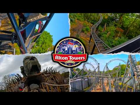 Every BIG Alton Towers Roller Coaster in 2025 | On-Ride POVs & Off Ride 4K