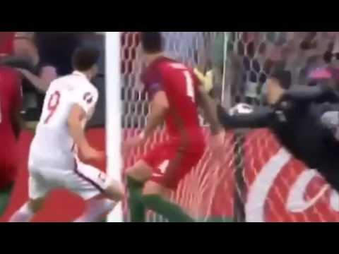 POLAND - PORTUGAL 1:1. Only goals. EURO 2016
