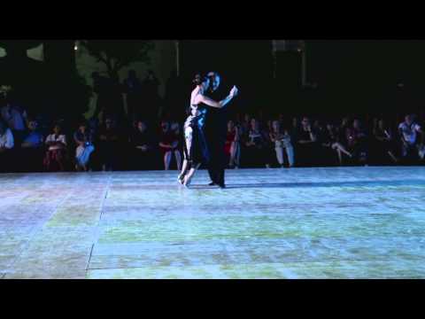  Ricardo Barrios  and  Laura Melo Opieczonek  are  dancing  at  Catania Tango Festival  in  2013