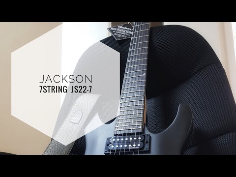 *New* 2022 Jackson Special Edition JS22-7 DKA-M Dinky 7-String Arch Top Gloss Black Maple Fretboard image 9