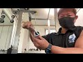 ハンドルDで上腕三頭筋を鍛えてみました!