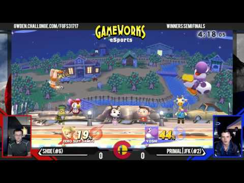 Shoe (ZSS) Vs. Primal | JFK (Yoshi, Ryu) - WSF