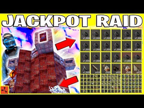 Rust RAIDING a RiCH CLAN BASE - Best START to FRESH WIPE - (Rust Jackpot Raids Loot)
