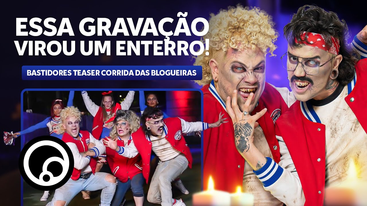 TODOS VIRARAM ZUMBIS? 🧟 Bastidores Teaser Corrida das Blogueiras: Uma Nova Chance | DiaTV