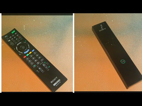 Sony Bravia TV remote control RM-ED044 battery replacement! How to open and to change the batteries.