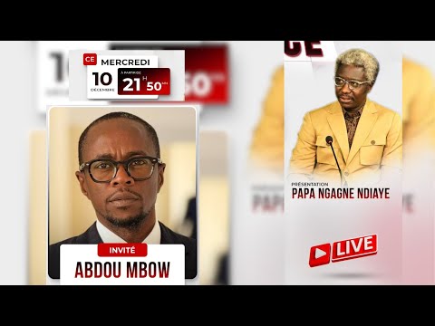 🚨🚨TFM LIVE : FARAM FACCE - Invité : Abdou MBOW - Pr : Pape Ngagne NDIAYE - 10 décembre 2025