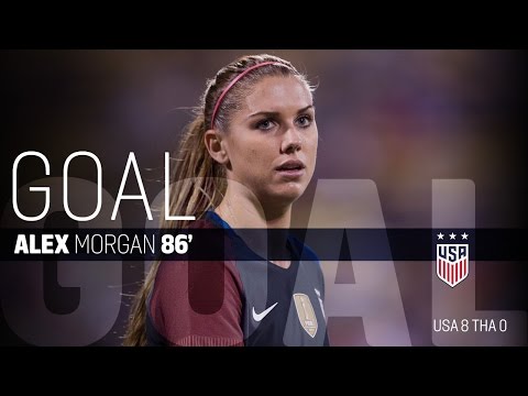 WNT vs. Thailand: Alex Morgan First Goal - Sept. 15, 2016