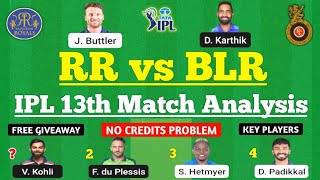 RR vs RCB Dream11 Team | RR vs BLR Dream11 Prediction | IPL 2022 Match | RR vs RCB Dream11 Today