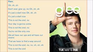 Not The End Glee Lyrics